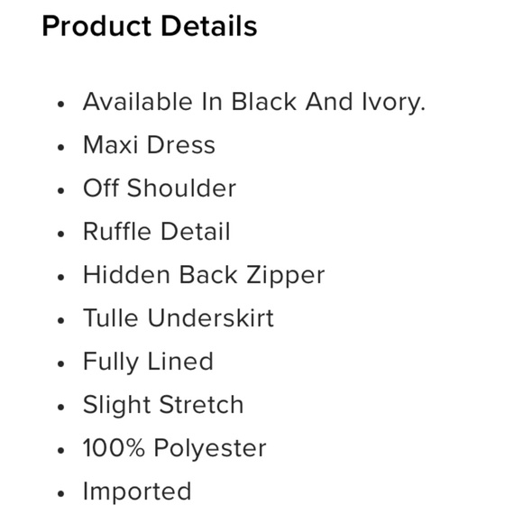 Fashion Nova -Special Feelings Maxi Dress-Ivory - Picture 4 of 4